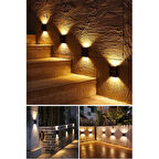 Kapamarka Solar Aplik Çift Taraflı Lamba