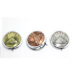 Kapamarka Metal İstanbul Temalı Yöresel Kabartmalı El Aynası