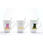 Kapamarka Ayıcık Tasarımlı Porselen Kupa Bardak