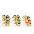 Taşlı 3'lü Fil Figürü Model 1