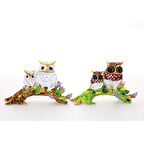 Dal Üstünde 2'li Baykuş 