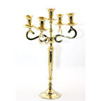 Pirinç 5'li Şamdan 