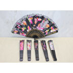 Plastik Renkli Yelpaze 