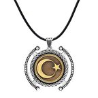 Ayyıldız Temalı İp Zincirli 925 Ayar Gümüş Madalyon