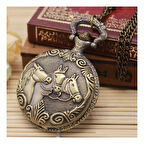 At Büstü Köstekli Saat Model 1