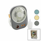 Su Spreyli Masaüstü USB Mini Fan 