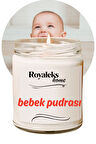 Doğal Özel Seri Kokulu Dekoratif Kavanoz Mum 210 cc - Bebek Pudrası - RYL