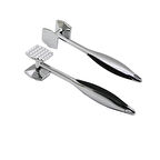 ÇELİK  ÇOK AMAÇLI  TOKMAK MODELİ   METAL  DÖVECEK  6GEN ÇİFT TARAFLI= DÜZ - PİRAMİT 