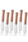 Bambu Saplı Tereyağ Bıçağı 6lı -BŞSTB06