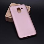 Smcase Samsung Galaxy J6 Lüks Silikon Kılıf  Nano Ekran Koruyucu