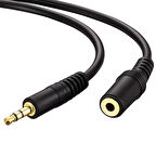 3.5 MM STEREO ERKEK/DİŞİ 10 METRE GOLD AUX UZATMA KABLO (5060)