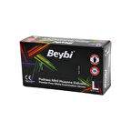 BEYBİ L SİYAH PUDRASIZ NİTRİL MUAYENE ELDİVENİ 100LÜ (5060)