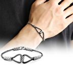 1000 Ayar Gümüş Kazaz El Örmesi Bileklik