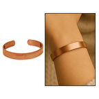 8 Motifli Bakır Kadın Bileklik - Mührü Süleyman'dan Celcelutiye - Nalını Şerif'den, Kıtmir Duası'na