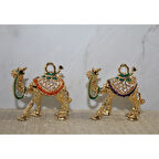 Periboia Swarovski Taşlı Minik Figür - Deve