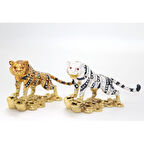 Periboia Swarovski Taşlı Tekli Leopar Model 2