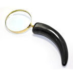 Periboia Pirinç Boynuz Saplı Büyüteç Model 3