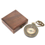 Periboia Ahşap Kutulu Pusula Model 4