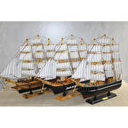 Periboia Ahşap Yelken Gemi Model 2