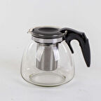 Periboia Cam Süzgeçli Demlik