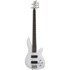 Schecter C-5 Deluxe 5 Telli Bas Gitar (Satin White)