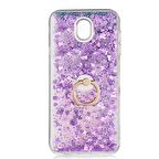 Gpack Samsung Galaxy J7 Pro Kılıf Milce Sulu Yüzüklü Silikon Arka Kapak