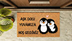 Kapı Önü Paspası Özel Tasarım Koko Model Penguen PK-1513