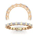 0,80 Karat Tamtur Baget Yüzük