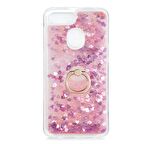 Gpack Oppo AX7 Kılıf Milce Sulu Yüzüklü Silikon Arka Kapak