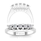 0,30 Karat Pırlanta Beştaş Yüzük