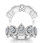 1,20 Karat Pırlanta Damla Beştaş Yüzük