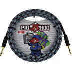 Pig Hog Vintage Series 1/4 Enstrüman Kablosu (Blue Graffiti Straight - Straight)