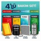 Filtron Skoda Fabia 1.6 Dizel Filtre Bakım Seti (2010-2014) 4 Lü