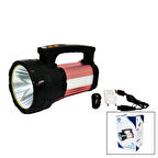 2İN1 15W COB LED - 28LED ŞARJLI EL FENERİ - PROJEKTÖR1000MT- POWERBANK - SU GEÇİRMEZ 