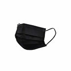 MEDİKAL 50PCS SİYAH CERRAHİ YÜZ MASKESİ (4490)