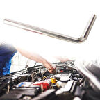 10 Parça Çelik Alyan Seti Kısa Düz Köşe Alyan Anahtar Takımı (4490)