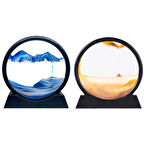 ASTRONOT KÜÇÜK - 7 inç  SULU CAM KUM SAATİ AYNA MODELİ 