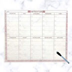 Şeffaf Kendiliğinden Yapışkanlı Kalemli Haftalık Planlayıcı 40cm-50cm 