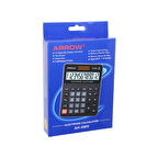 12 HANELİ  HESAP MAKİNESİ  GÜNEŞ ENERJİLİ - PİLLİ   17.5 X 12.5 X 1.7CM   170GR 