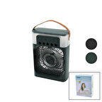 HAVA NEMLENDİRME - FAN - GECE LAMBASI MASA ÜSTÜ ULTRASONİK VANTİLATÖR 360 DERECE USB ŞARJ 3KDM HIZ (4490)