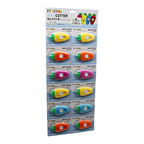 12 ADET HAVUÇ MİNİ CEP - ÇANTA FALÇATA - MAKET BIÇAK (4490)