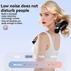 Masaj Çekici, 9 Hızlı Derin Doku Perküsyonu, 4 Başlıklı Uzun Saplı Boyun ve Sırt Masaj Aleti  