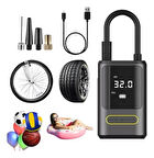 Kablosuz Oto Araç Mini 4000mAh 150 PSI Işıklı Oto Hava Kompresörü KA-760  