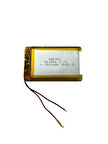 803450 3.7V 1500mAh Li-Polymer Pil Devreli/1.5A (491491)