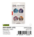 4 PARÇA  DAMLA KÜÇÜK YAPIŞKAN ASKI (5224)