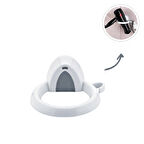 PLASTİK SAÇ KURUTUCU - FÖN MAKİNE ASKISI YAPIŞKANLI - DUVARA MONTE (5224)