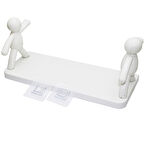 RAMBO MANKEN TUTACAKLI  PLASTİK ETEJER YAPIŞKANLI BÜYÜK=13.5X33CM (5224)