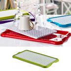 Pratik Lavabo Tezgah Üstü Bulaşık Kurutmalığı Süzmatik 22x40 cm (5224)