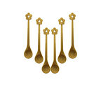 6 PCS   MİNİ   BAMBU AHŞAP KAŞIK   14.5CM (5224)