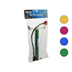 İRAN EL POMPASI  METAL GÖVDE   PLASTİK KOL - ALTLIK   30CM   TOP - BİSİKLET - MOTOR (5224)